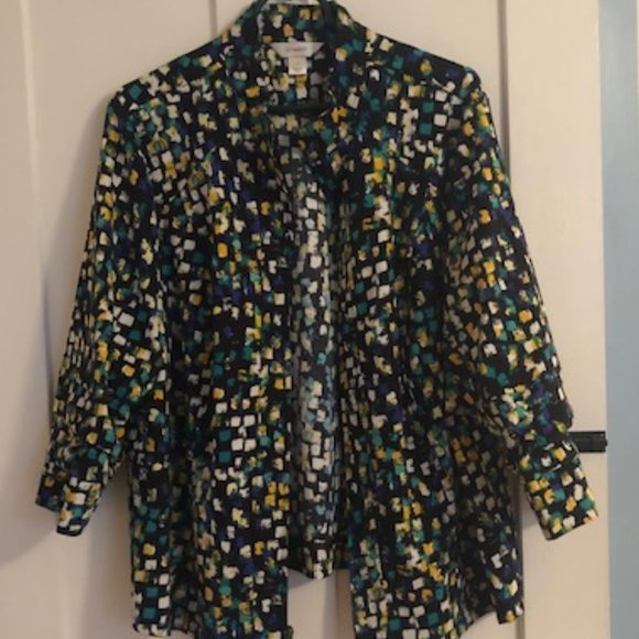 Women's CJ Banks Quarter Sleeve Zipper Jacket - Picture 4 of 5